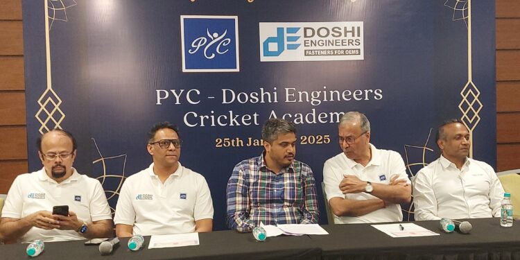 पीवायसी हिंदू जिमखाना आणि दोशी इंजिनियर्स यांच्या संयुक्त विद्यमाने अँडव्हान्स क्रिकेट अकादमीची स्थापना